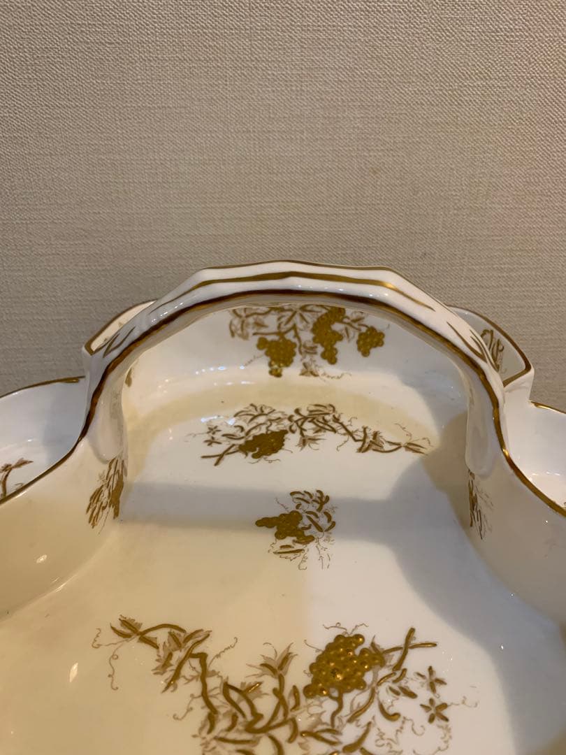 Hammersley ハマースレイ金彩盛絵　葡萄　豪華　バスケット、トレイ