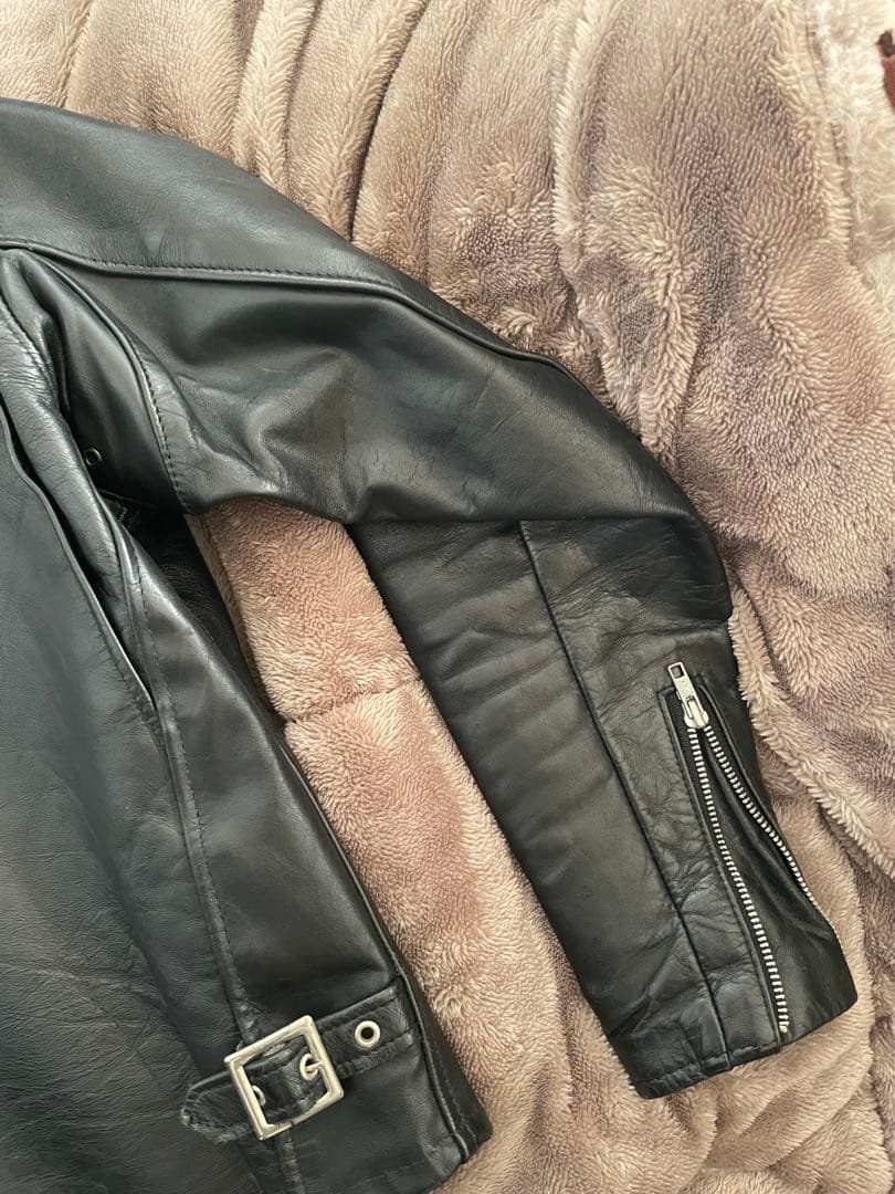 【Schott】643Eレザージャケット 34サイズ 黒