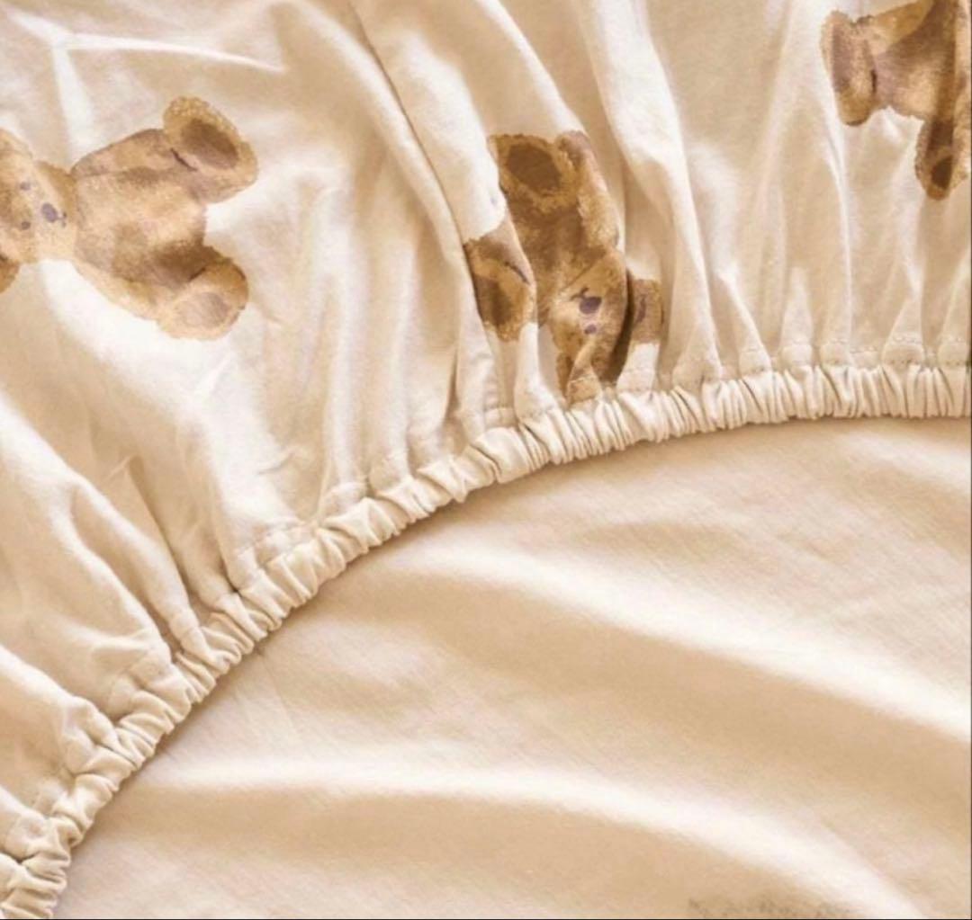 ジェラピケ　寝具3点セット　ベア柄　シングルサイズ　　新品　ベッドリネン