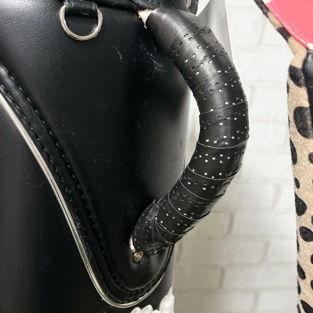 訳あり未使用品！MU SPORTS ミエコ ウエサコ キャディバッグ キャリー付