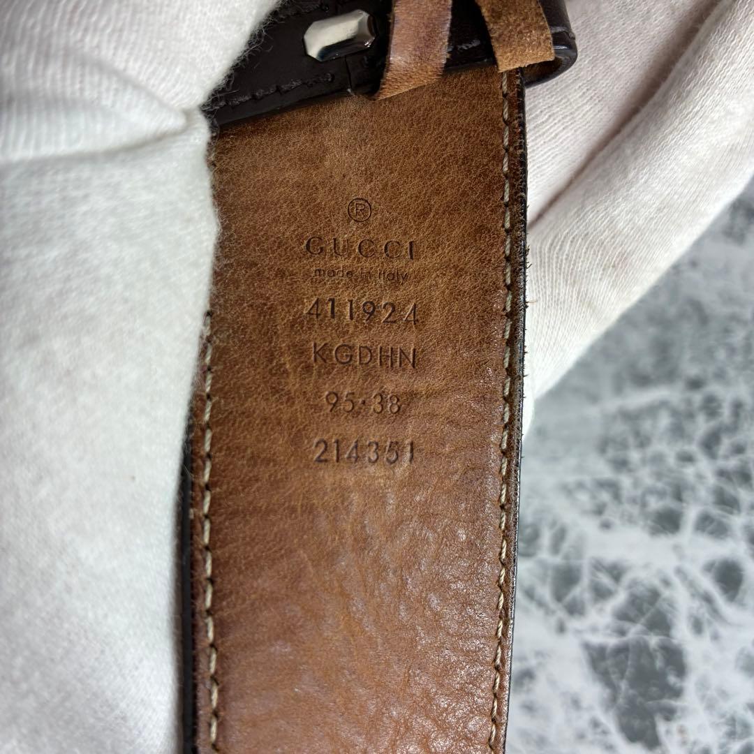 ✨GUCCI✨　グッチ　ベルト　インターロッキング　ロゴ