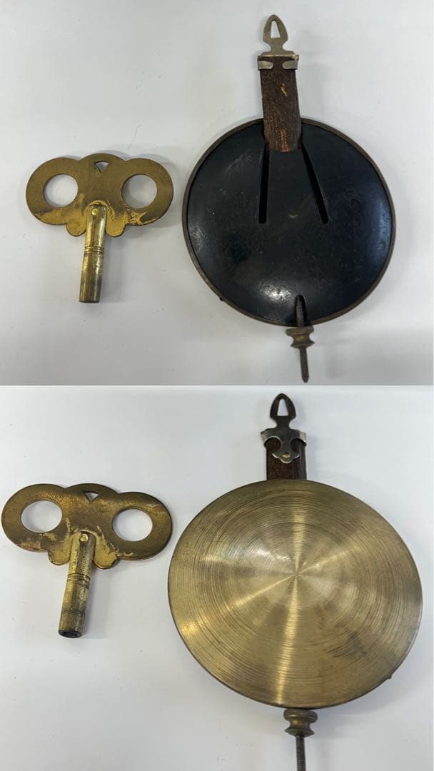 meiji 古時計 置時計 ゼンマイ時計 ボンボン時計 機械式