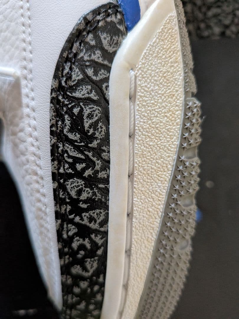 Air Jordan Retro 3 ホワイト/ブルー/グレー 9