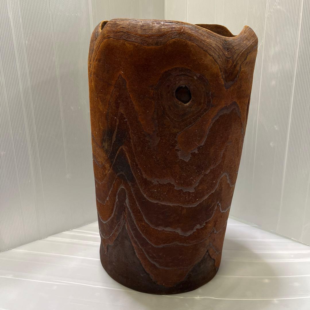 革製　インテリア　傘立て　ゴミ箱