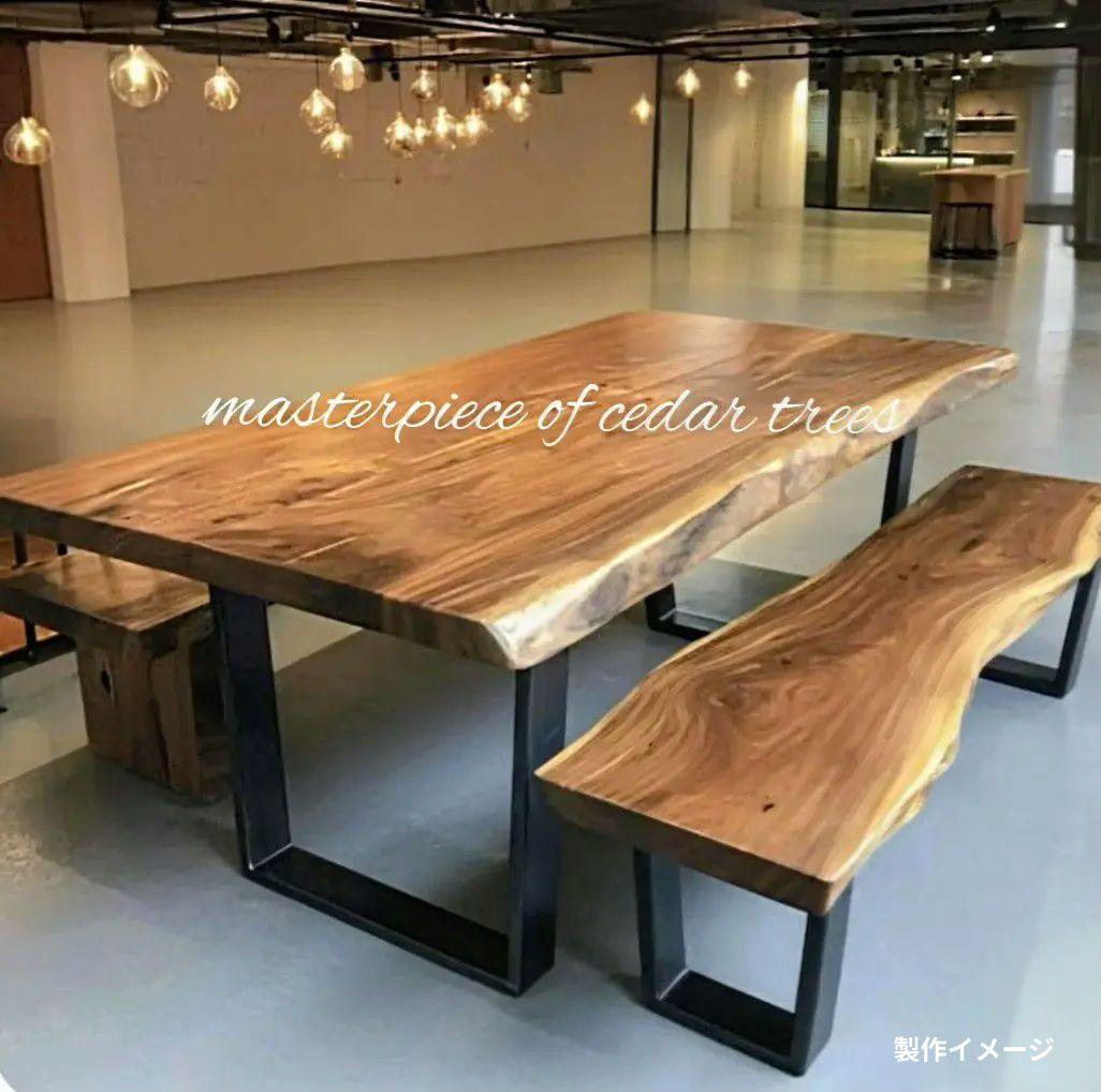 杉一枚板磨き仕上げ 天板 一枚板テーブル カウンター テーブル