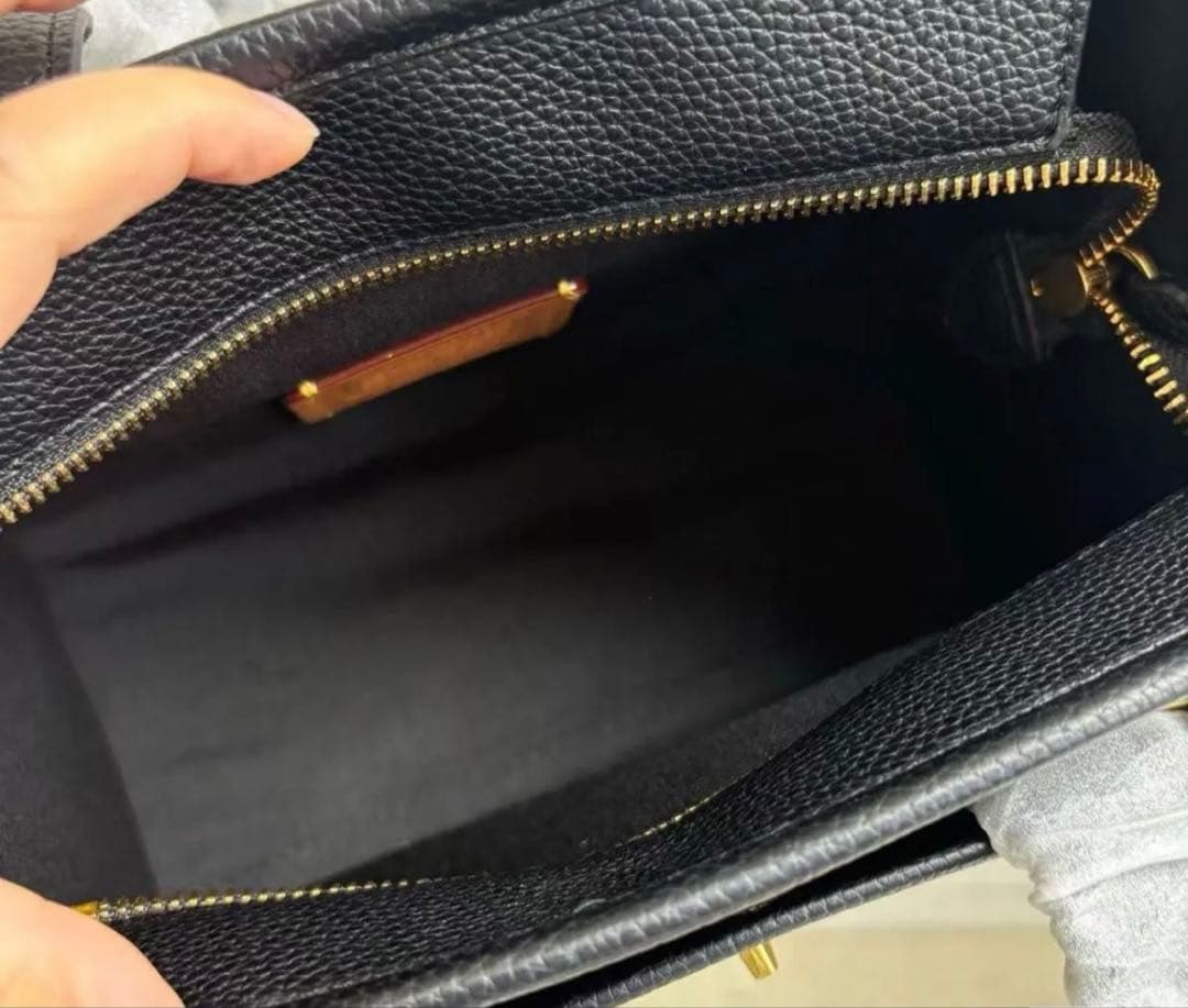COACH コーチ カーゴ トートバッグ 26 2way レザー cam66 黒
