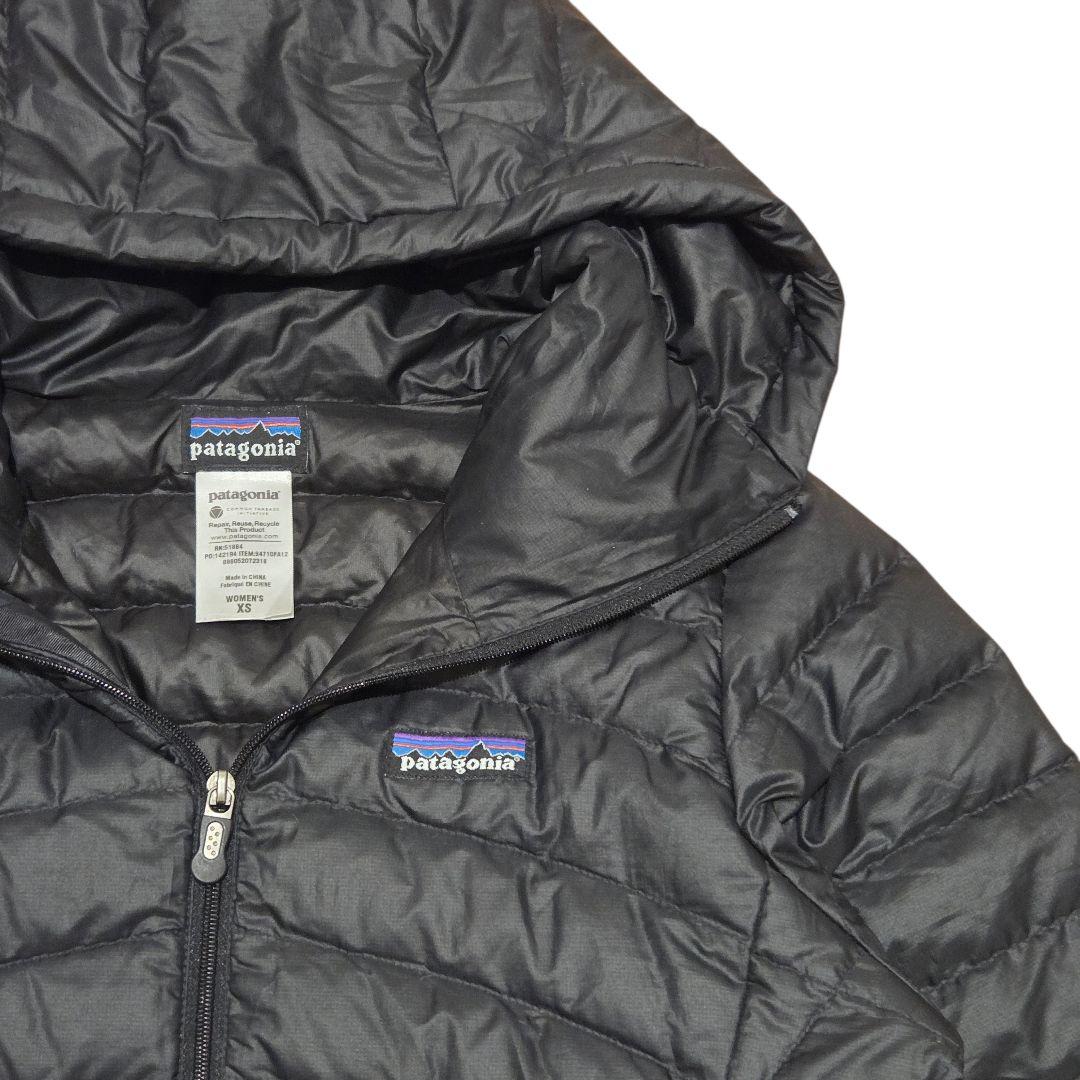美品✨Patagonia パタゴニア ダウンセーター フーディー ブラック XS