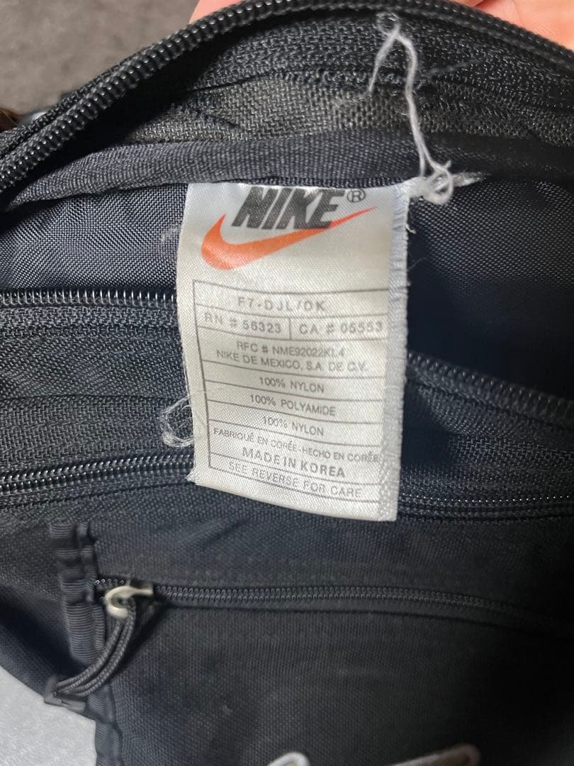 90s NIKE オールドナイキ ボディバッグ　ウエストバッグポーチヴィンテージ