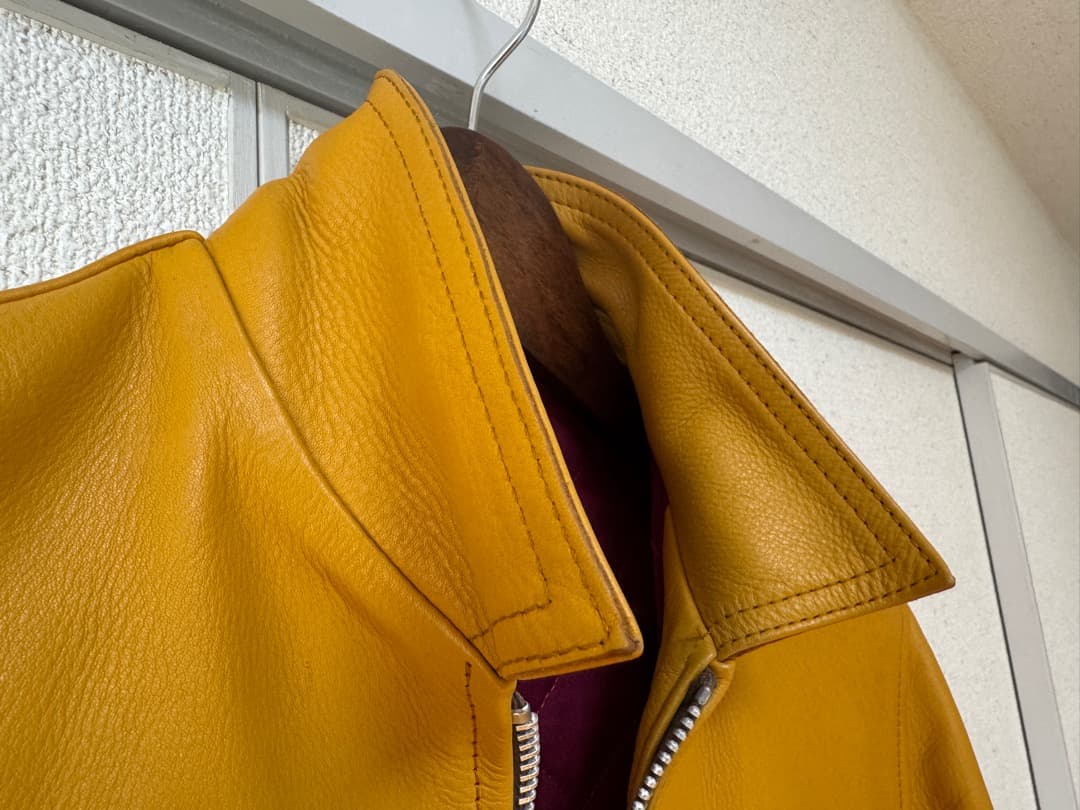 ガ*ク様 ADDICT CLOTHES　AD-01　36　牛革　yellow