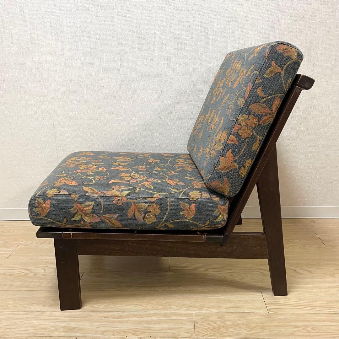 希少 美品 カリモク karimoku ローチェア 椅子 ①