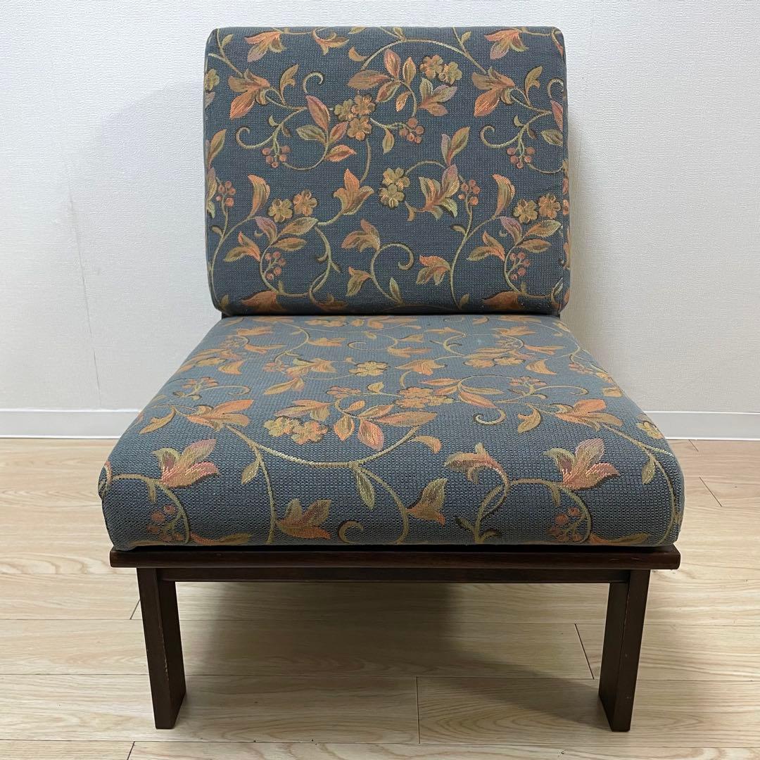 希少 美品 カリモク karimoku ローチェア 椅子 ①