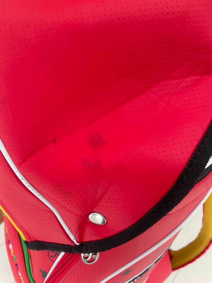 CASTELBAJAC ゴルフバッグ レッド　8.5型