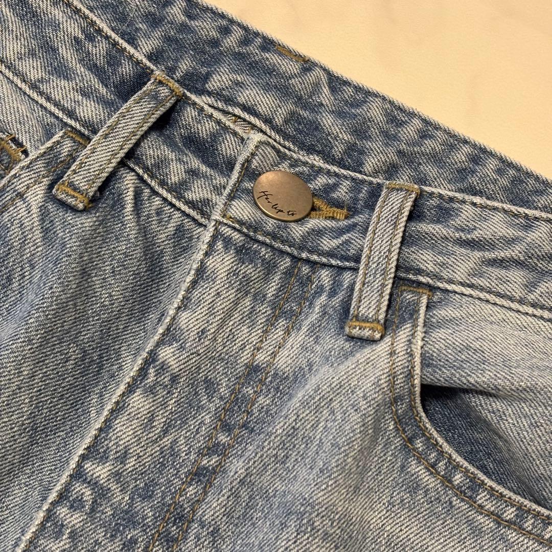 ハーリップトゥ Tokyo High Rise Jeans ライトブルー 24