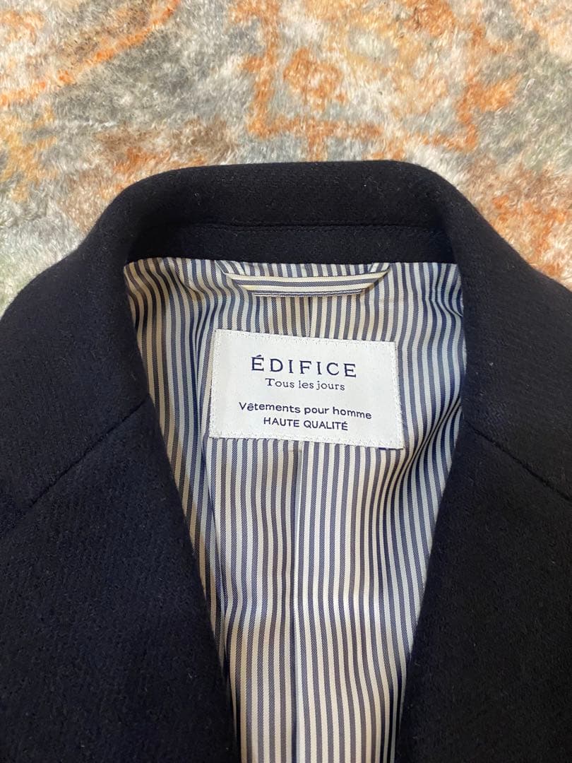 【極美品】ÉDIFICE チェスターコート ウール100%サイズ44 Mサイズ