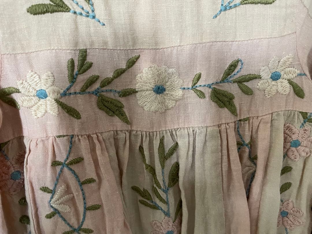 Apolina 刺繍入りワンピース 2-3Y
