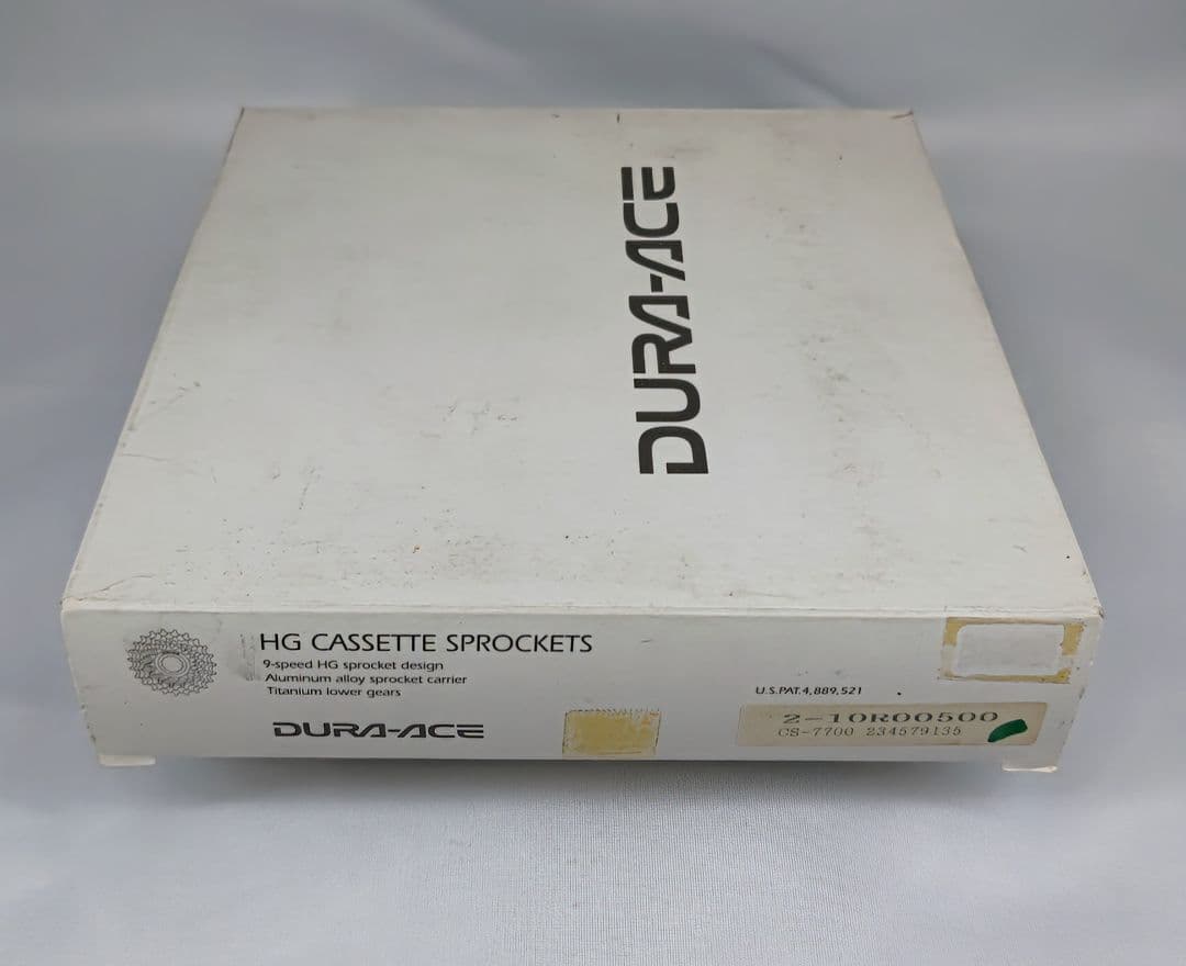 【新品未使用】シマノデュラエースCS-7700スプロケット9s(チタン製3枚)