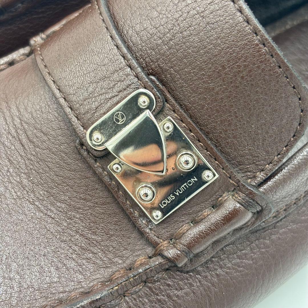 ルイヴィトン レザー ドライビングシューズ　5.5 約23.5㎝ ブラウン