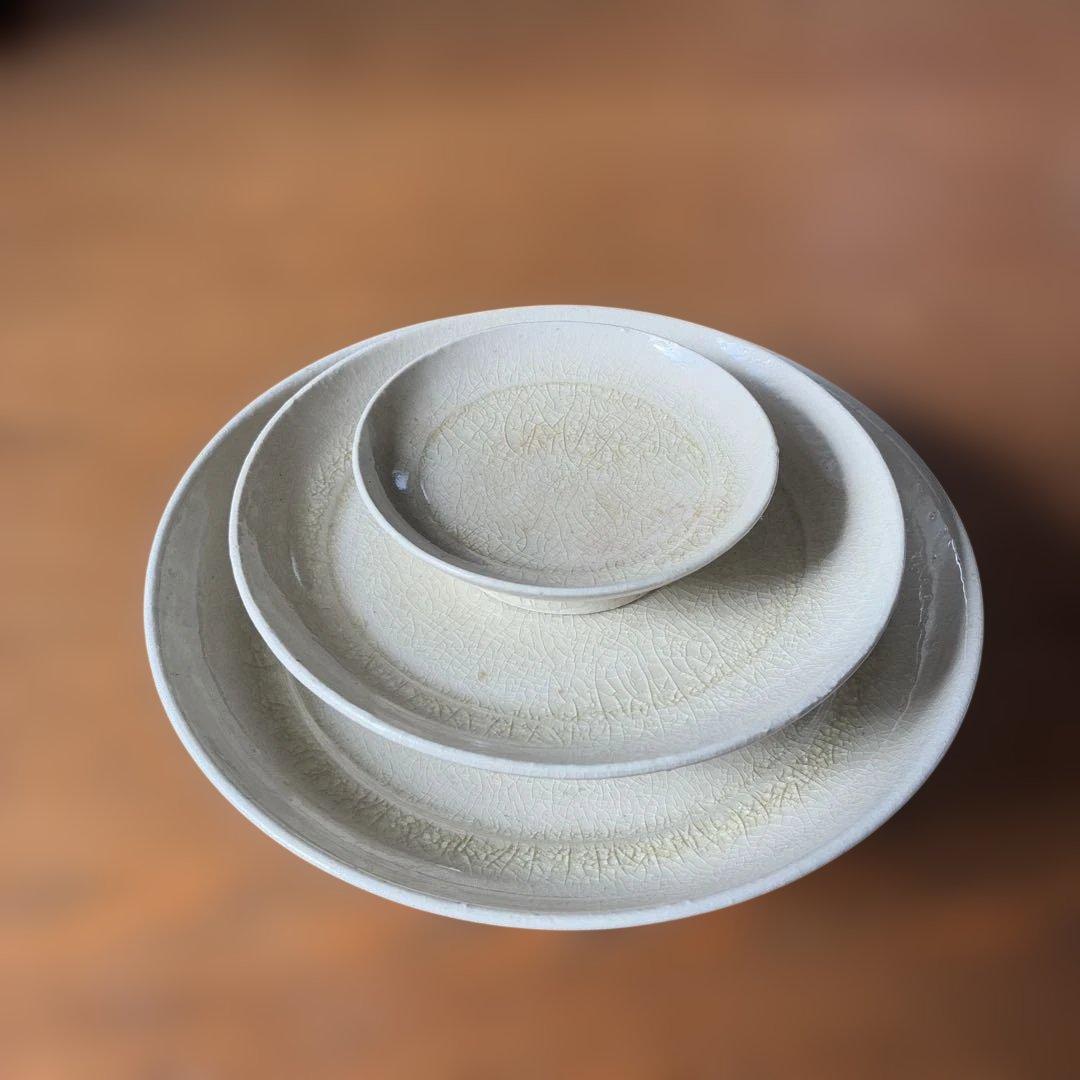 田中大喜さんの台皿大中小3点　新品未使用