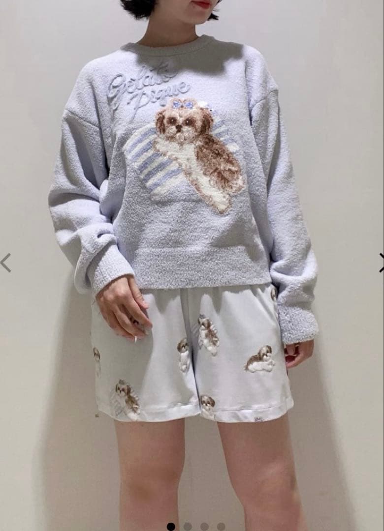 新品＊ジェラピケ シーズージャガードプルオーバー＆ショートパンツセット
