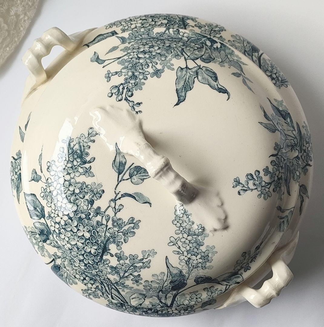 希少　美品　ジアン　LILAS 　スーピエール　フランスアンティーク