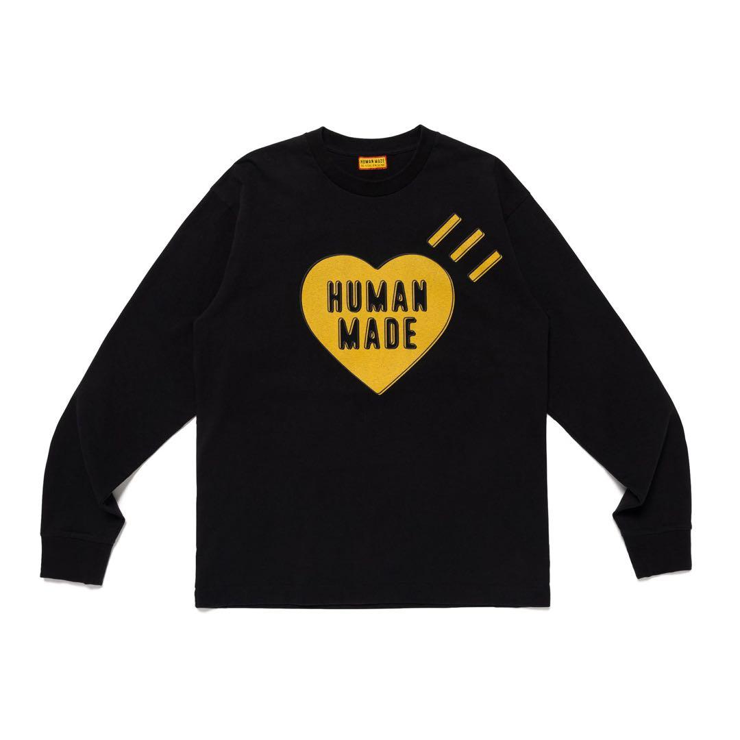 human made Graphic L/S T-Shirt ブラック Mサイズ