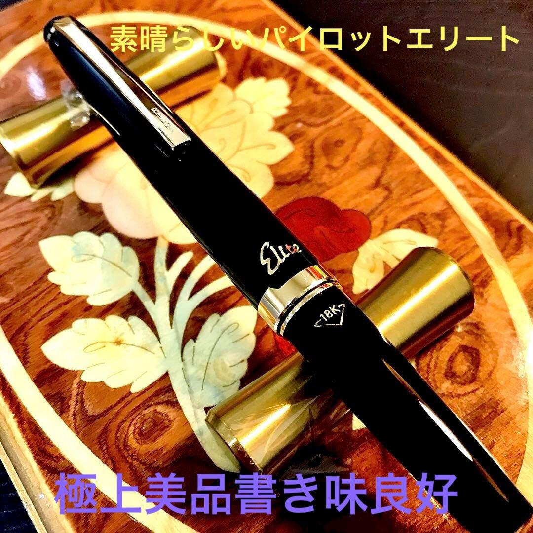 ☆超お勧め☆美しいパイロットエリート万年筆（M)18K