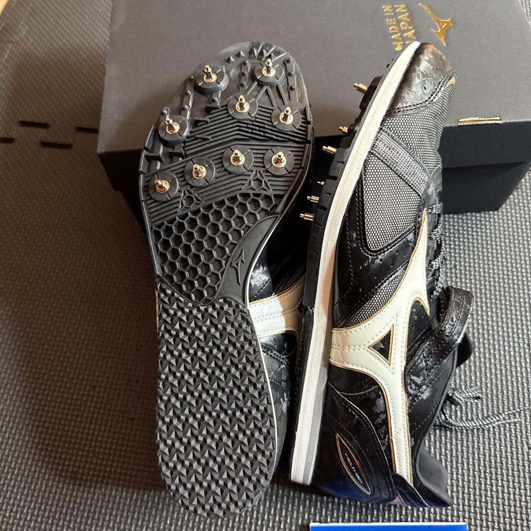Mizuno 陸上競技用スパイクシューズ ブラック/グレー. 29.0