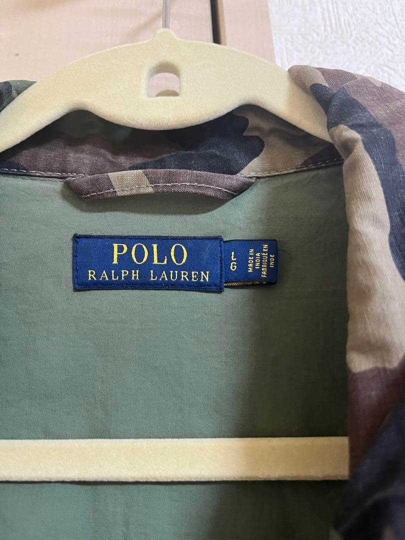 超美品なPOLO RALPH LAUREN 迷彩 ミリタリージャケット Lサイズ