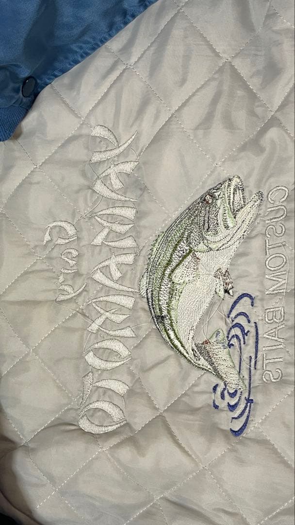 ゲーリーヤマモト Gary YAMAMOTO スタジャン　ブルー【USED】