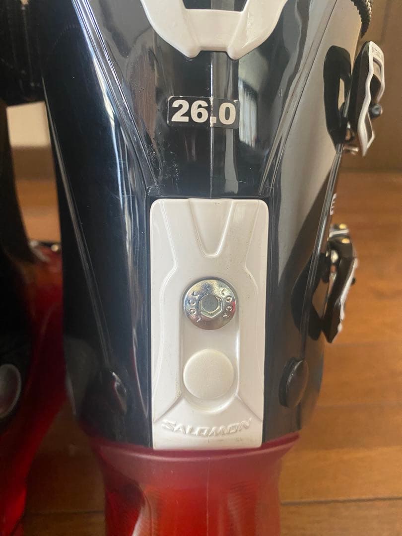 Salomon ショートスキーとブーツ25.5〜26.0cmのセット