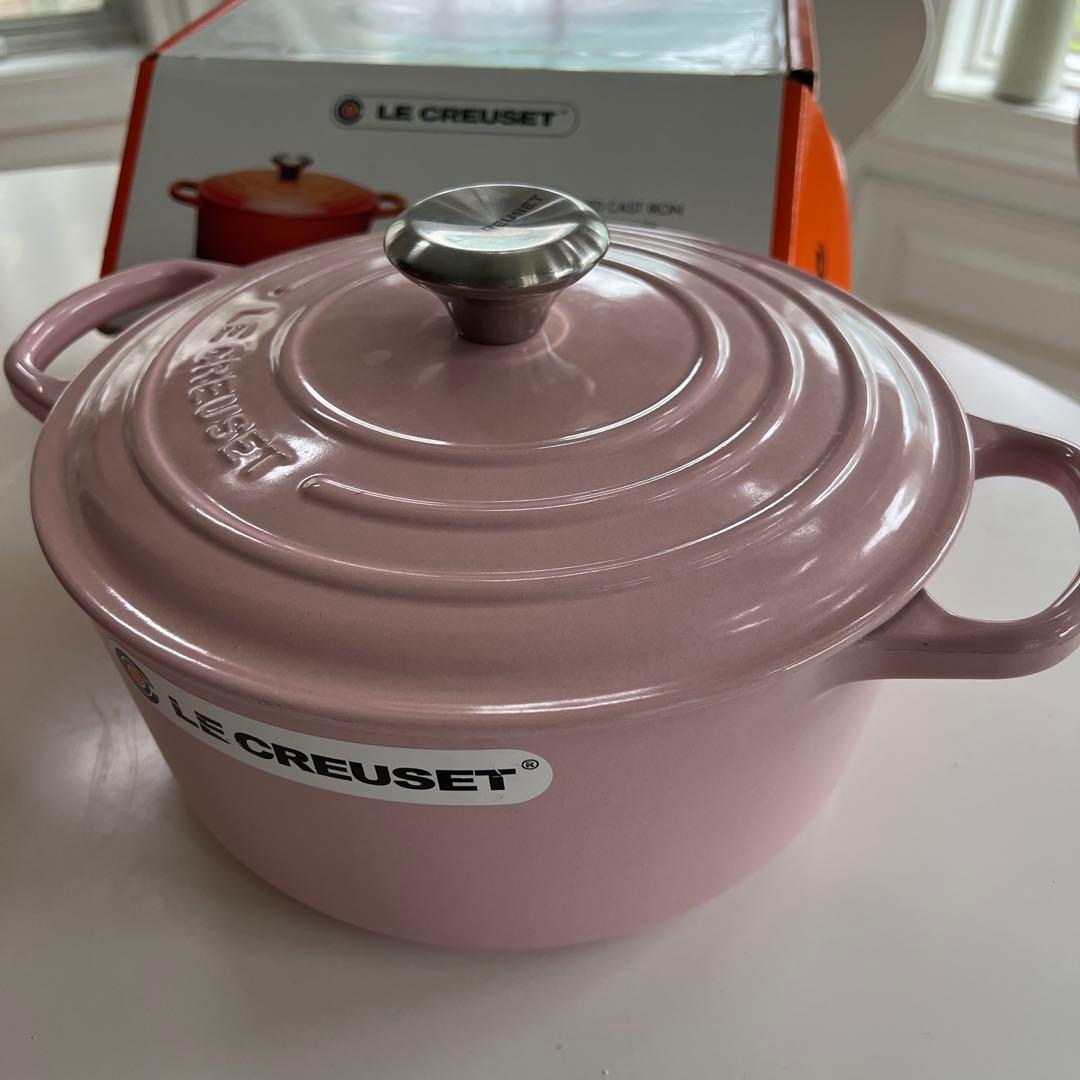LE CREUSET 鍋・蒸し器、フライパンセット ピンク24cm
