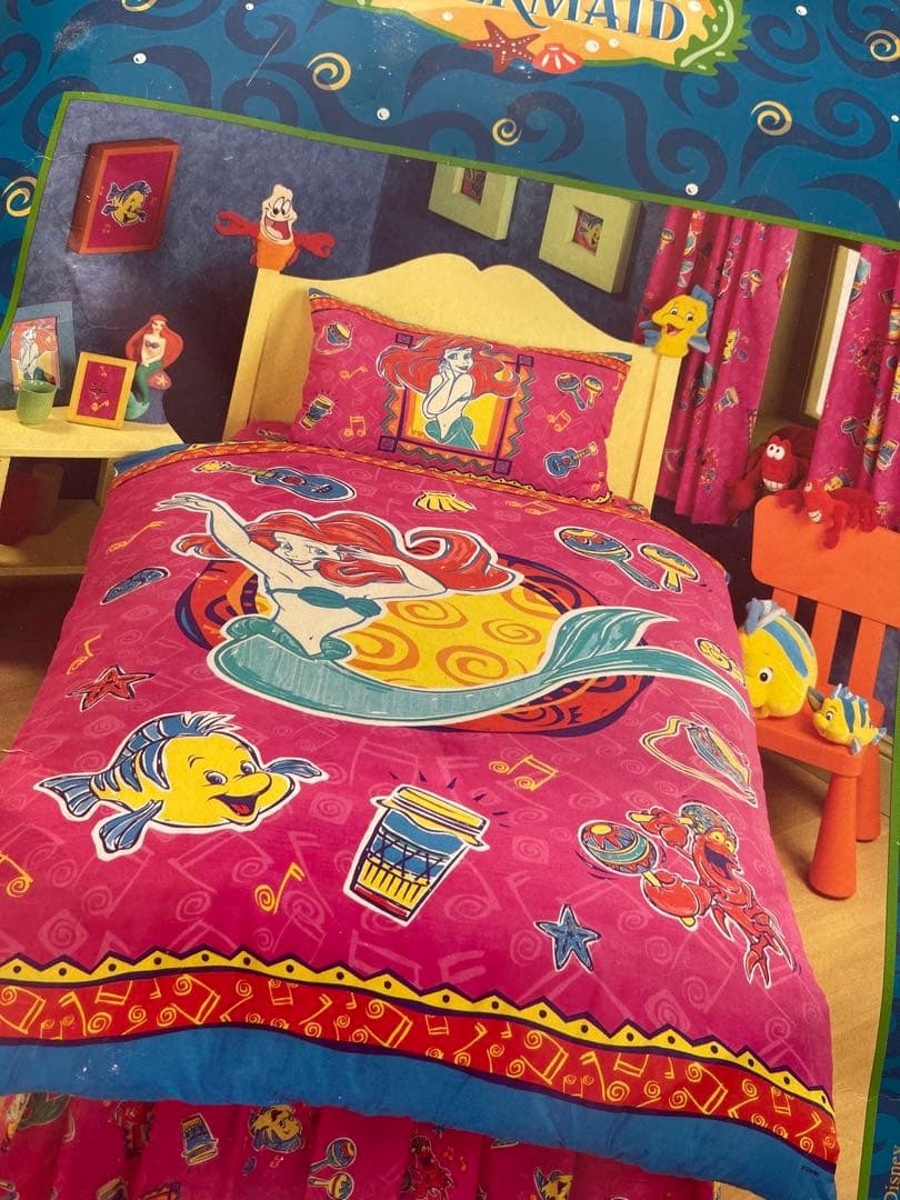新品　布団カバー　リトルマーメイド　アリエル