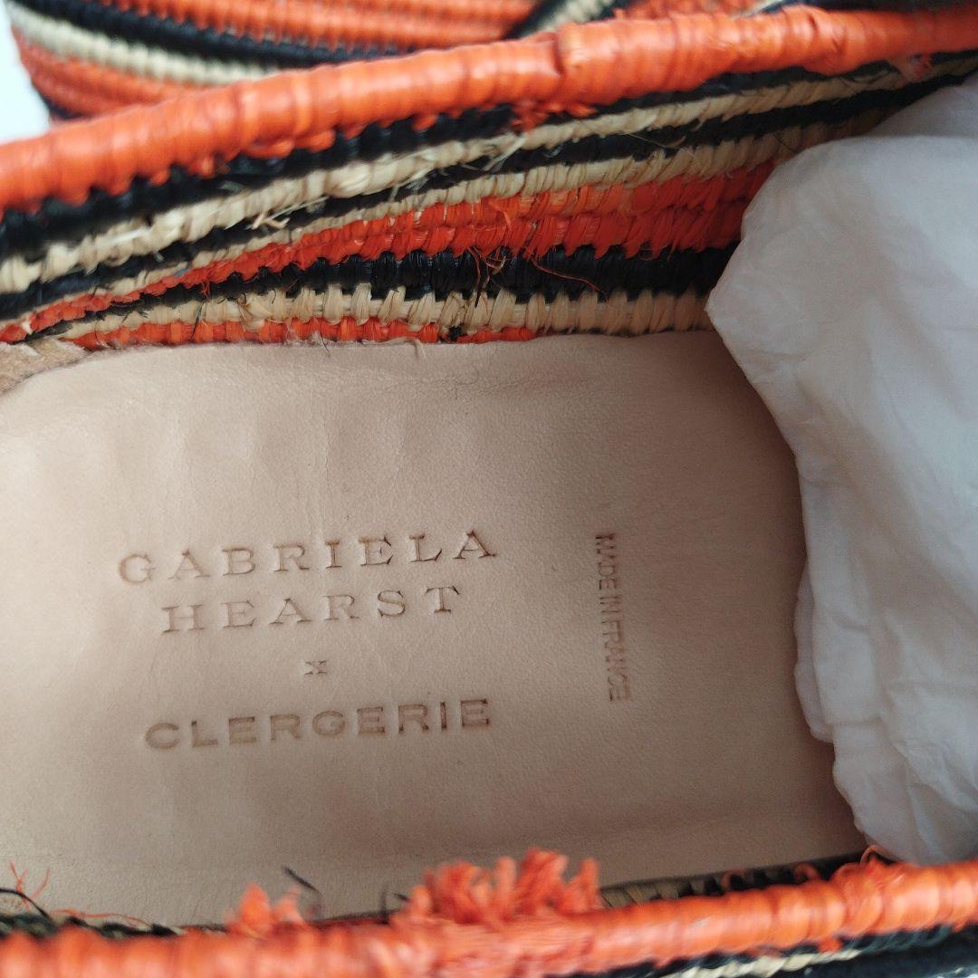 ガブリエラ・ハースト×クレジュリー*ヘスターラフィアプラットフォームサンダル