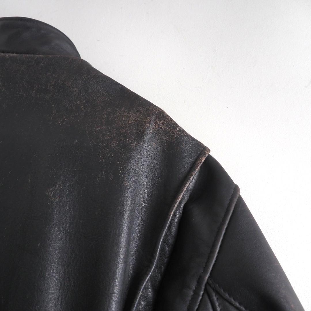 Schott　641　size40　シングルライダースジャケット　ライナー付き