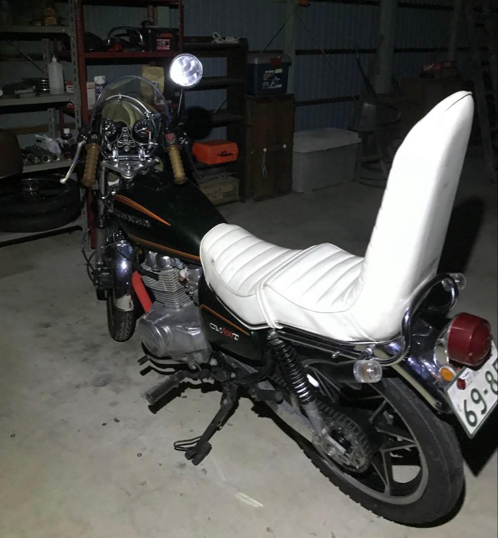 CM400T 250T バブ ホーク 三段シート