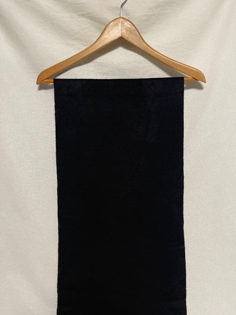 ★BURBERRY LONDON★カシミア100%★マフラー★英国製★ブラック★