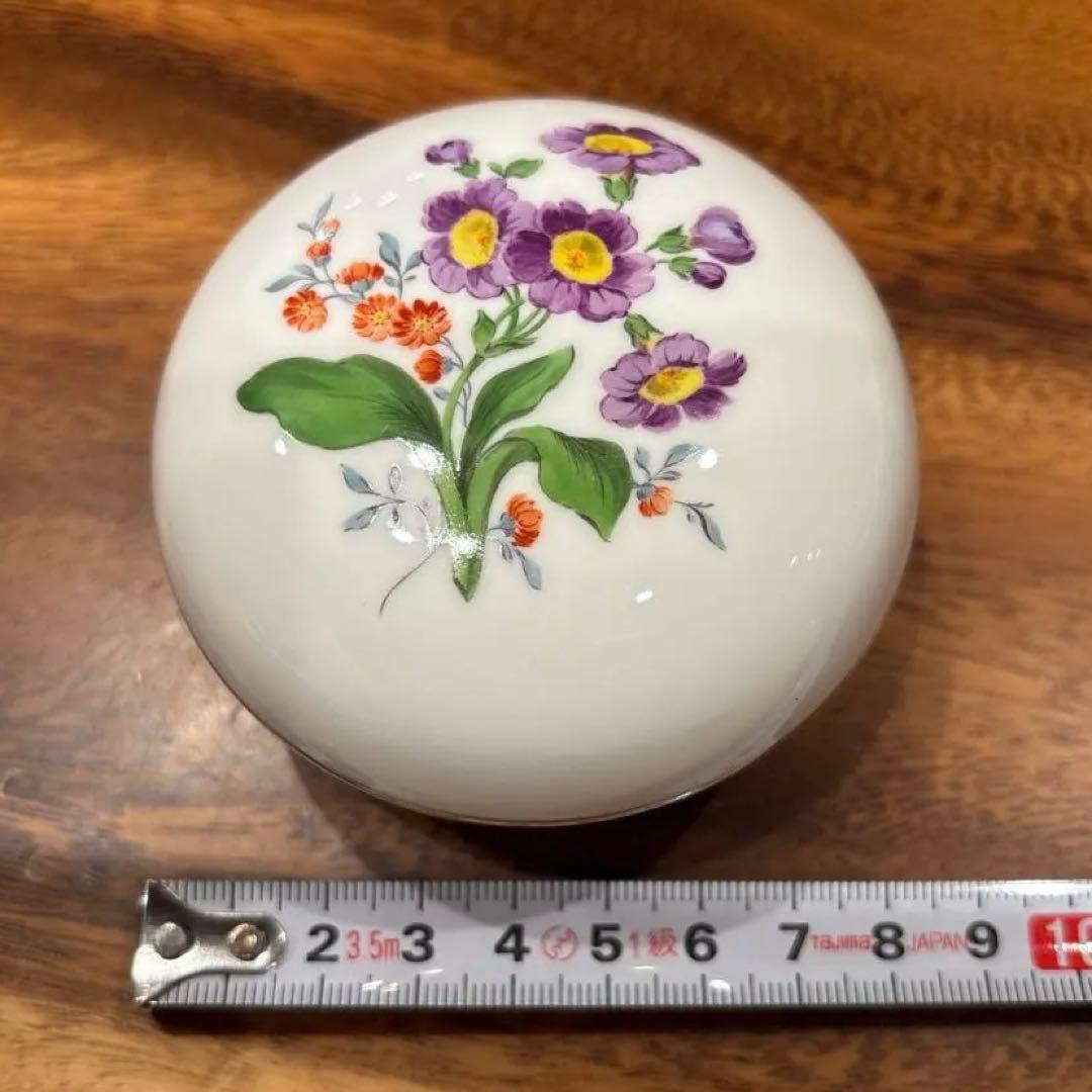 Meissen マイセン 花柄 小物入れ ボンボニエール