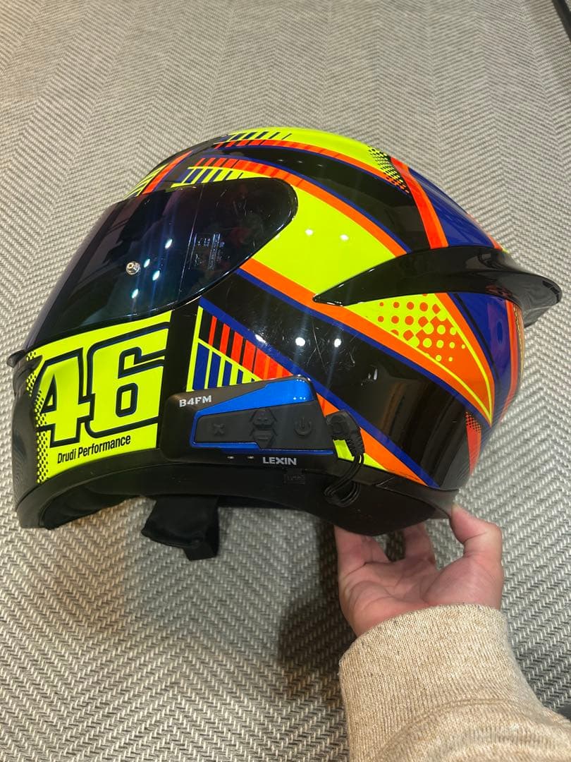 agv k1 Lサイズ　lx-b4fm(インカム)セット