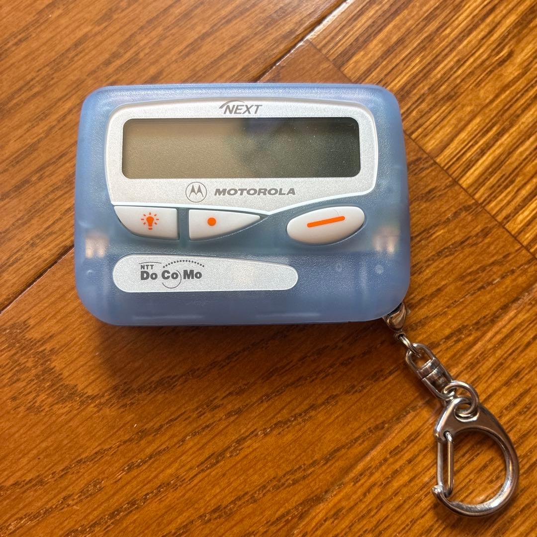 ポケベル　docomo モトローラ　キッズベル親機子機セット