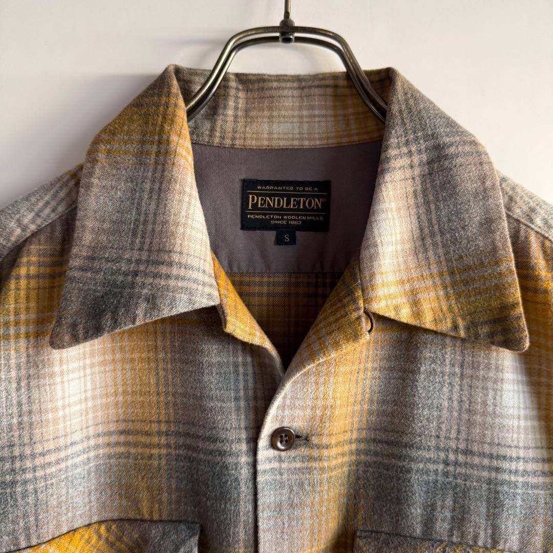 PENDLETON ペンドルトン オンブレチェックボードシャツループカラーシャツ