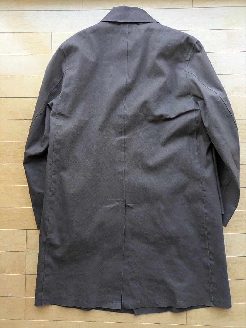 MACKINTOSH ゴム引きコート　ダークブラウン 38 ライナー付き