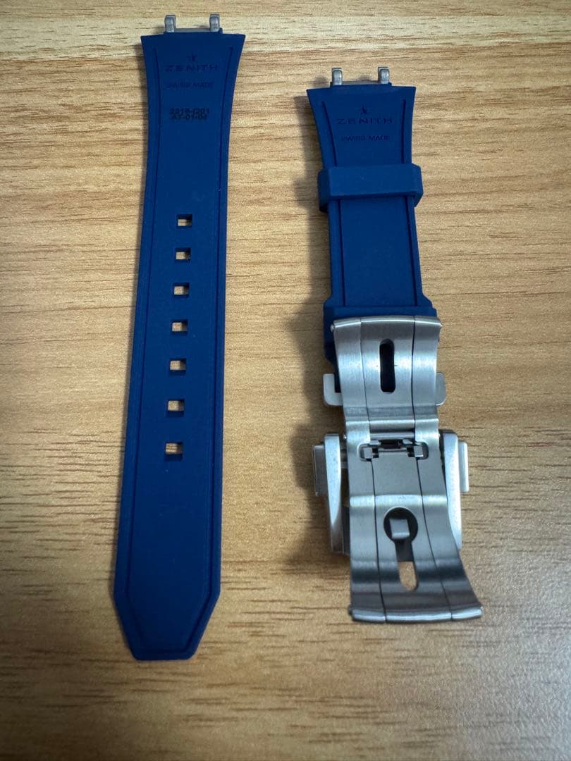 ZENITH / ゼニス デファイ スカイライン ラバーストラップ　バックル付き