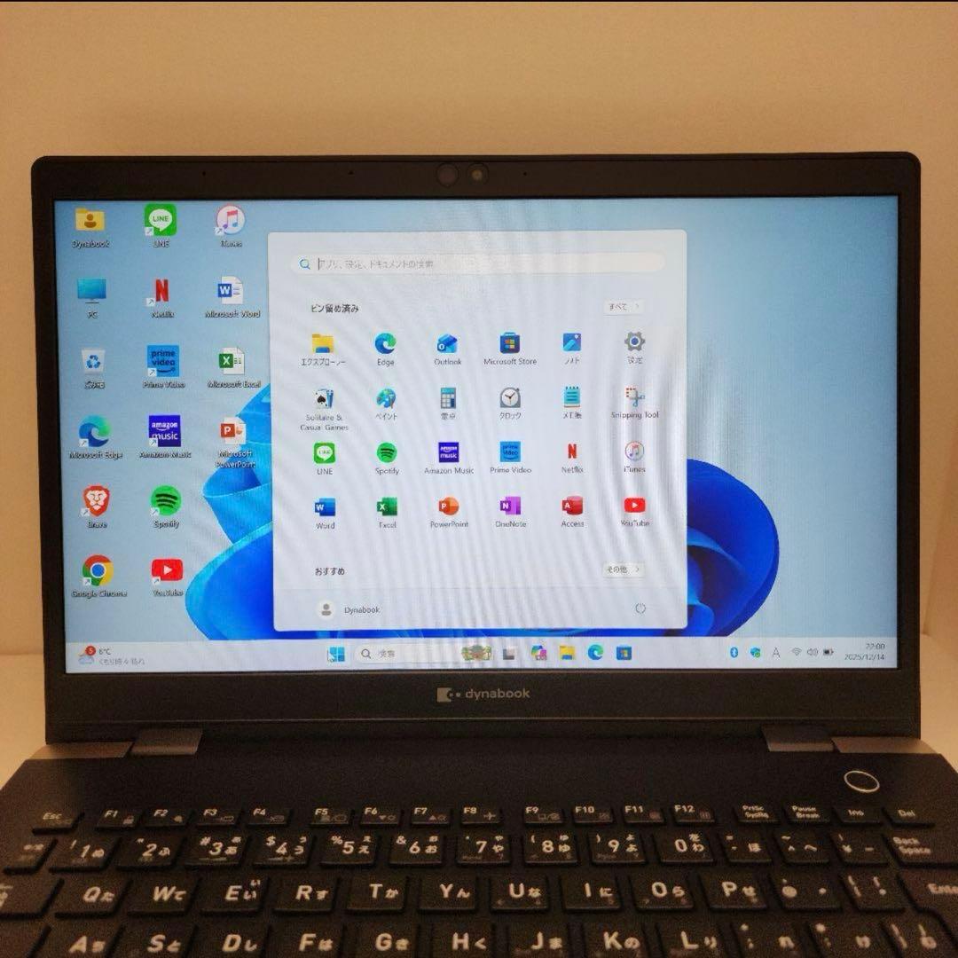 dynabook G83/FS（Core i5-10210U / 16GB