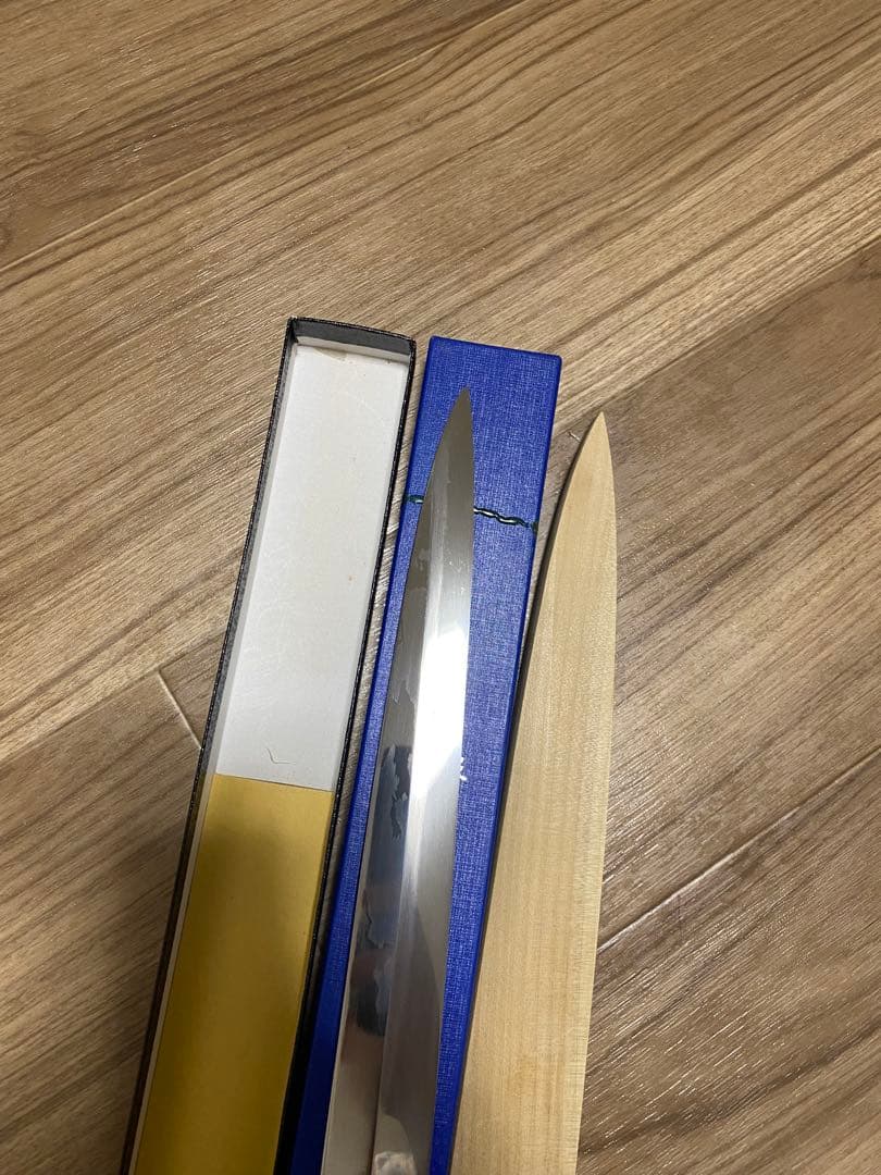 銀三本焼　フグ引き包丁　尺