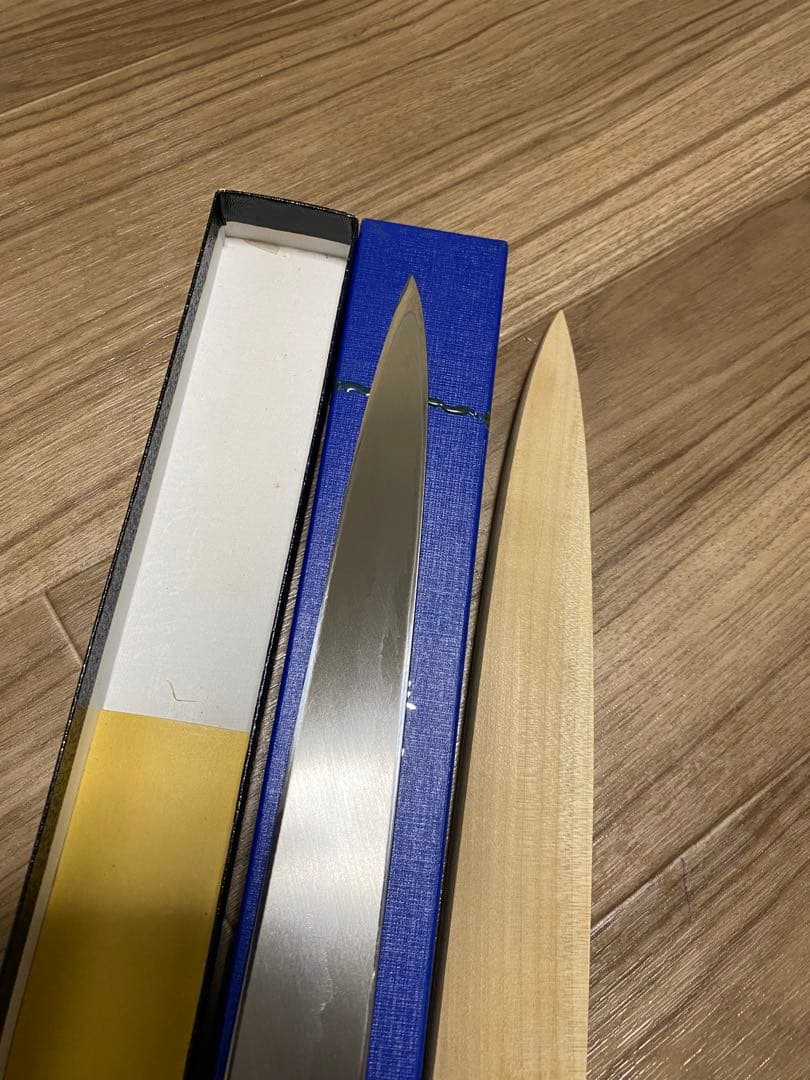 銀三本焼　フグ引き包丁　尺