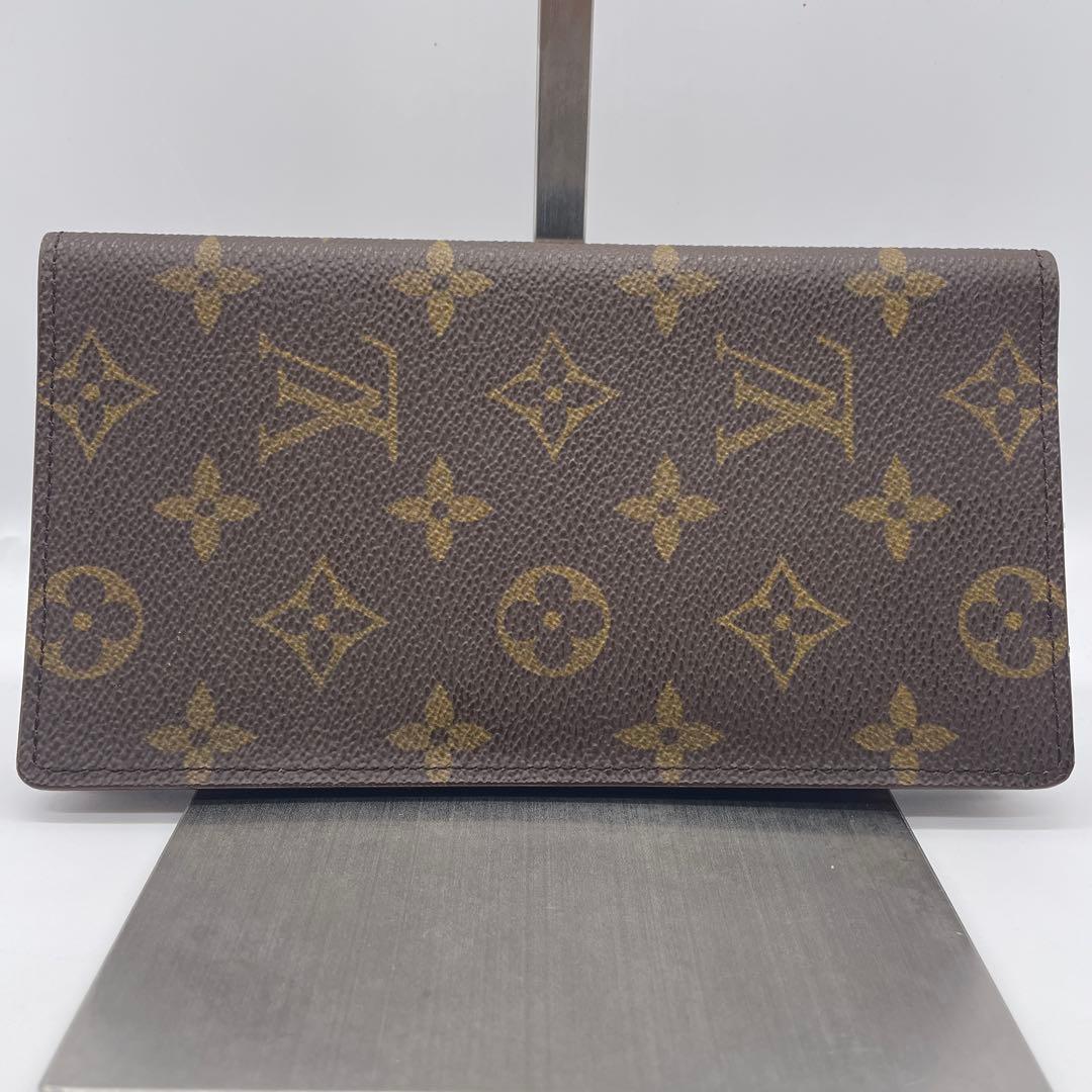 ●LOUIS VUITTON 長財布●ヴィトン モノグラム ポルトバルール お札