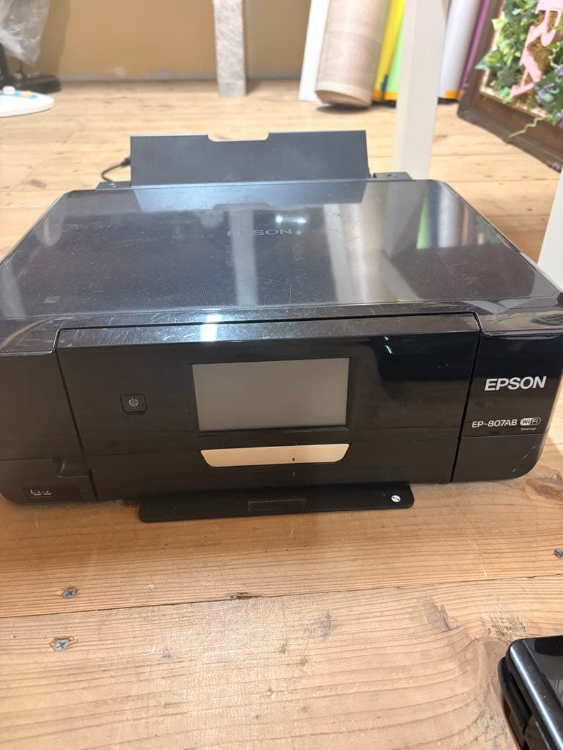 Epson 複合機 タッチパネル式　ジャンク品EP-807AB