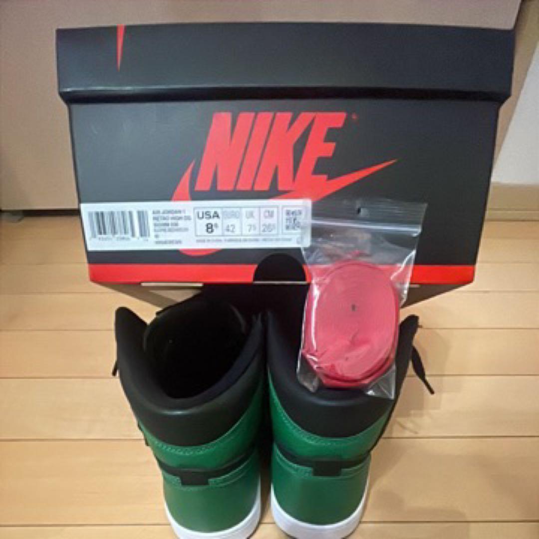 靴 Nike Air Jordan1 High OG Pine Green