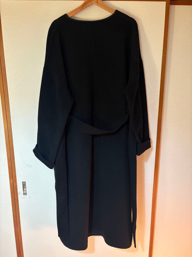 NORC ウールリバーノーカラーコート