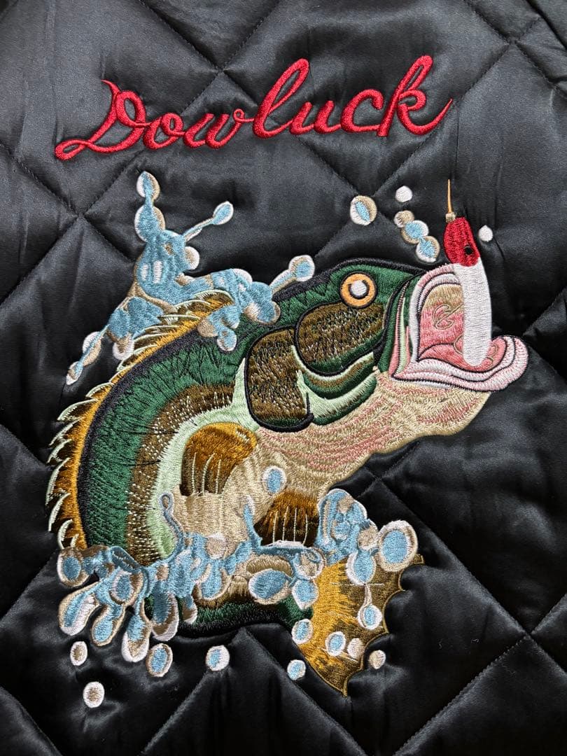 Dowluck エヴィスEVISU リバーシブル スカジャン 40ブラック 道楽